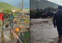 Ardahan'da sağanak sele neden oldu