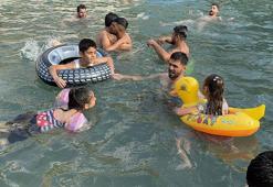 Mardin’in serinlik durağı Beyazsu Vadisi, ziyaretçi akınına uğruyor