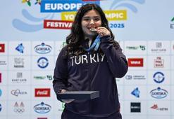 Ezginur Türkmen, Avrupa Gençlik Olimpik Yaz Festivalinde altın madalya kazandı