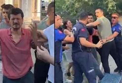 İzmir’de seyyar satıcıya zabıtadan sokak ortasında darp