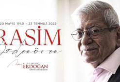 Cumhurbaşkanı Erdoğan, Rasim Özdenören'i andı