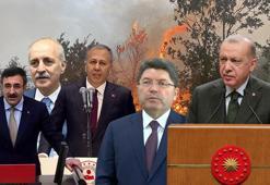 Siyasilerden orman yangınında şehit olan personeller için taziye mesajı