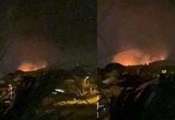 İzmir’de çöplükte çıkan yangın makilik alana sıçradı