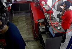 Esenyurt’ta dükkandaki sadaka kutusunu çalan şüpheli kamerada