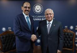 Bakan Güler ile Milli İstihbarat Teşkilatı Başkanı Kalın bir araya geldi