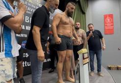 Tuncelili boksör Umut Camkıran, tarihi maç öncesi tartıya çıktı