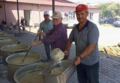 Nazilli'de yağmur duasında 10 bin kişiye keşkek dağıtıldı