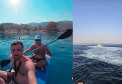 Muğla’da kürek sörfü yapan 2 kişiden 1'i kayıp; olay öncesi kamerada