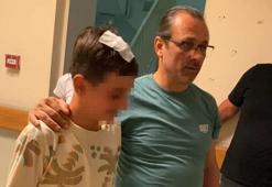 Sokakta oynayarken komşusunun başına şişe attığı çocuk yaralandı