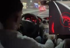 Şehir merkezinde 130 kilometre hızla makas attı; 4 kişinin yaralandığı kaza anı kamerada