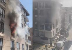 Avcılar'da 5 katlı binada yangın: 2 kişi pencereden atladı; 1'i ağır 3 yaralı