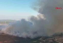 Bursa’daki yangın bölgesi dronla görüntülendi; tahliye edilen mahallelere dönüş başladı