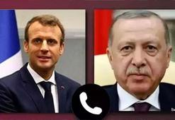 Cumhurbaşkanı Erdoğan Fransa Cumhurbaşkanı Macron ile telefonda görüştü