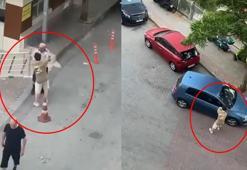 Kağıthane'de otomobillerin aynalarını tekmeleyip kırdı; tepki gösteren güvenlik görevlisine saldırdı