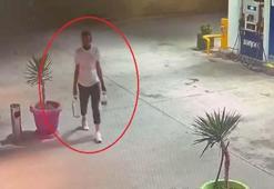 Bursa’da orman yangınını çıkaran şüpheli, ellerini yakıp, telefonunu düşürmüş; benzini aldığı anlar kamerada