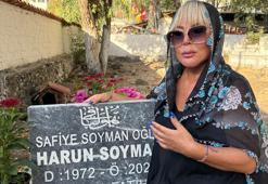 Safiye Soyman, oğlu Harun’u ölümünün 1’inci yılında gözyaşlarıyla andı