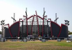 Jennifer Lopez'in İstanbul'da konser vereceği sahne görüntülendi