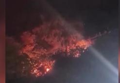 Attıkları havai fişek yangın çıkardı; 4 gözaltı