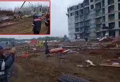 Bartınlı inşaat işçileri, Rusya'da deprem anını görüntüledi