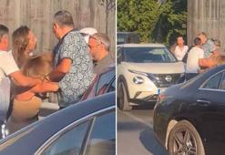 Şişli'de kadın sürücülerin trafikteki yol verme kavgasını erkekler ayırdı