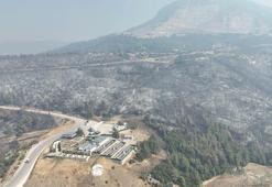 Bursa’da yanan ormanlar dronla görüntülendi; soğutma çalışmaları sürüyor