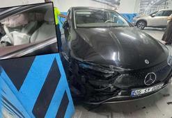 Vale, müşterinin 7 milyon liralık otomobiliyle kaza yaptı