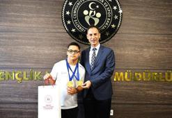 Mersinli özel sporcu Avrupa şampiyonu