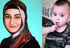 Şehit Bedirhan bebek ile annesi mezarı başında anıldı