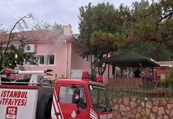 Bartın’da, kaymakamın oturduğu lojman yandı