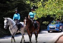 Abant'ta atlı jandarma timi göreve başladı