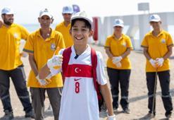 11 yaşındaki Aras, başlattığı temizlik akımı ile takdir topladı