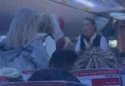 Uçakta ayakta durma tartışması; polis o yolculara 'kural dışı yolcu prosedürü' uyguladı