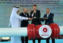 Türkiye'den Suriye'ye doğal gaz akışı başladı