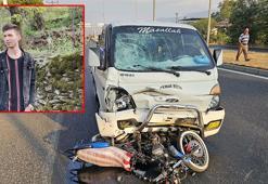 Kamyonetle çarpışan motosikletin sürücüsü öldü