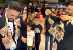 Damada altın yerine pirzola taktı