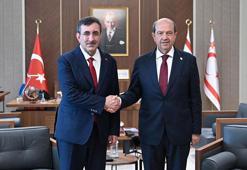 Cumhurbaşkanı Yardımcısı Yılmaz, KKTC Cumhurbaşkanı Tatar ile görüştü