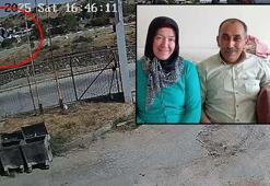 Otobüsün çarptığı otomobildeki çiftin öldüğü kaza kamerada