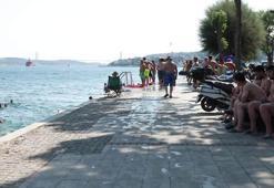 İstanbullular güneşli havada sahillere akın etti