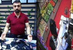 Erzurumlu manav, iş yerine 2 poşet dolusu çorap bırakan kadını arıyor