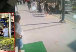 Kağıthane'de yolu kapatan nakliyeciye esnaftan meydan dayağı; o anlar kamerada