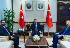 Cevdet Yılmaz, Suriye İçişleri Bakanı Hattab'ı kabul etti