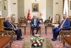 TBMM Başkanı Kurtulmuş, AYM Başkanı Özkaya'yı kabul etti