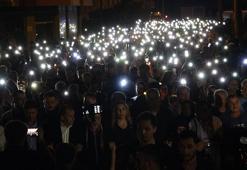 Boşanma aşamasındaki kocasının katlettiği Sinem'e 'ışıklı' anma