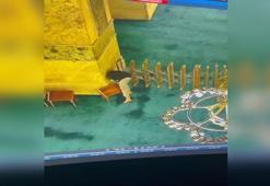 Ayasofya Camii'nde kundaklama girişimi: Şüpheli tutuklandı