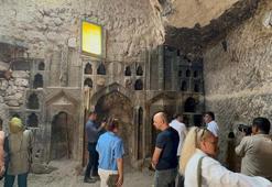 Nevşehir'de kayadan oyma odunluğun, 6 asırlık ibadethane olduğu ortaya çıktı