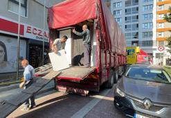 Tahliye davasını kaybeden firma yetkilileri öğrenci yurdundaki eşyaları kaçırmaya çalıştı