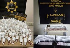 Manisa'nın 2 ilçesinde uyuşturucu operasyonu; 5 tutuklama