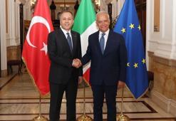 İçişleri Bakanı Yerlikaya, İtalyan mevkidaşı Piantedosi ile görüştü