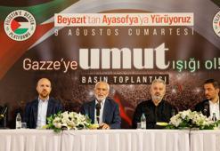 STK’lar Gazze için basın açıklaması yaptı