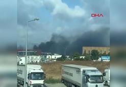 Esenyurt’ta, boş fabrikadaki yangın 6 saatte söndürüldü